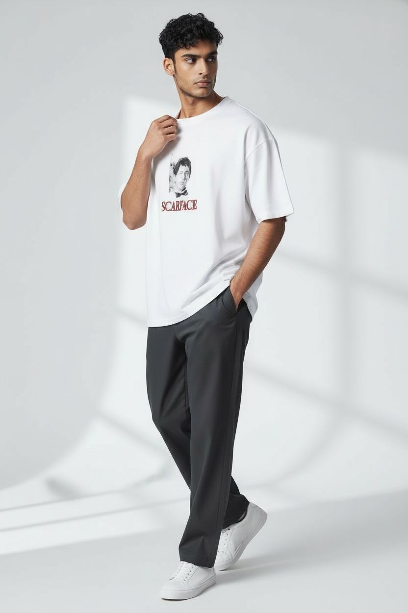 Camiseta oversize scareface 200gr