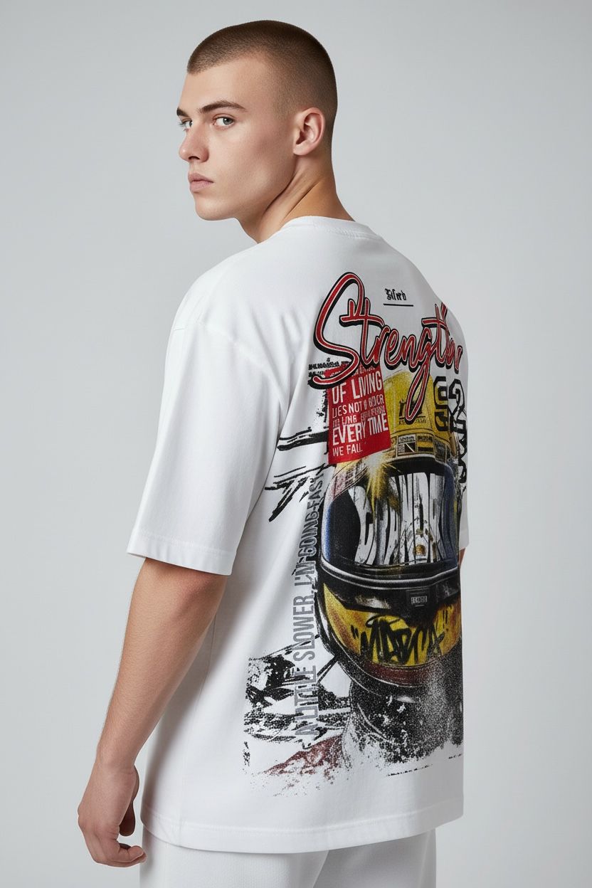 Camiseta oversize strength 200gr