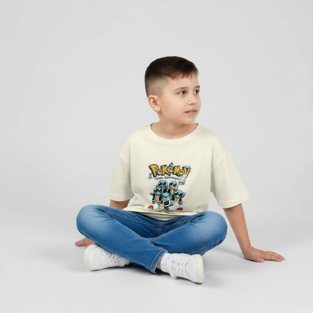 Camiseta oversize pokemon 200gr