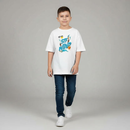 Camiseta oversize oso urbano white 200gr