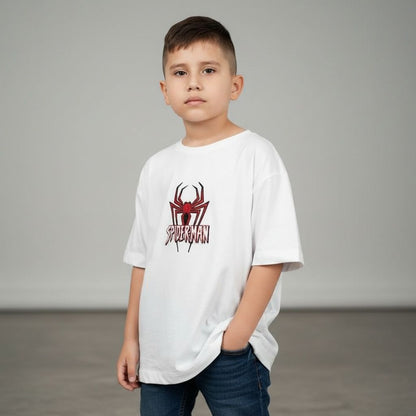 Camiseta oversize spider man white 200gr