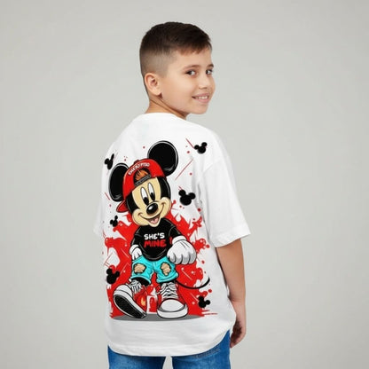 Camiseta oversize mickey mouse 200gr