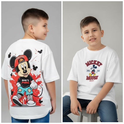 Camiseta oversize mickey mouse 200gr