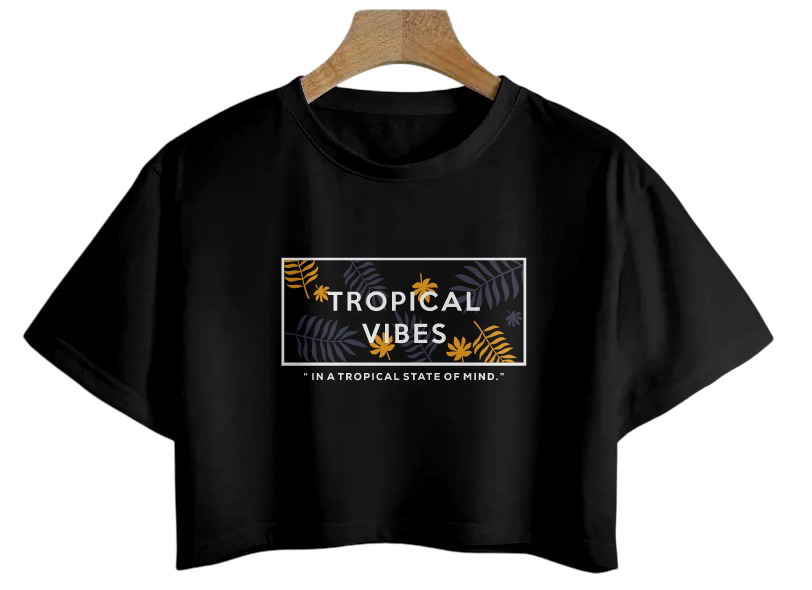 OVERSIZE CORTA TROPICAL VIBES (TALLA UNICA)