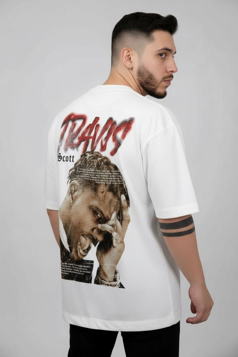Camiseta oversize  travis scott 200gr