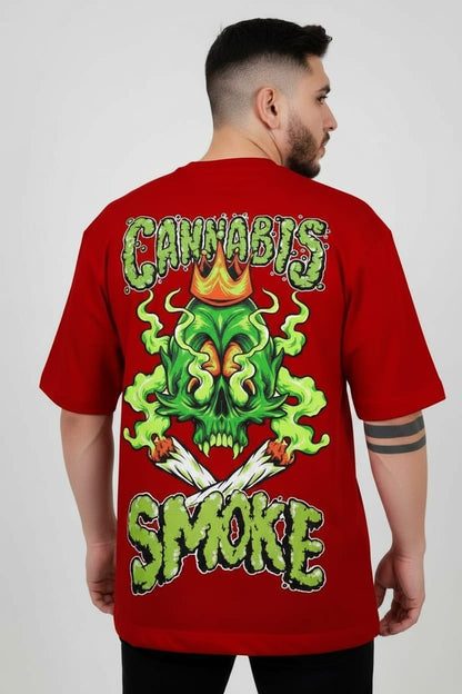 Camiseta oversize cannabis 200gr