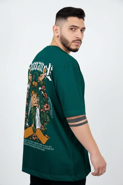 Camiseta oversize  romance 200gr