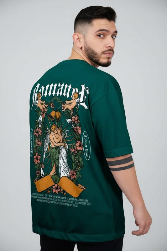 Camiseta oversize  romance 200gr