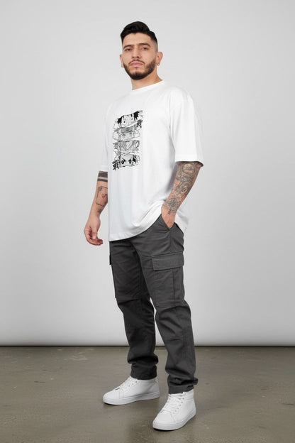 Camiseta oversize anime 200gr