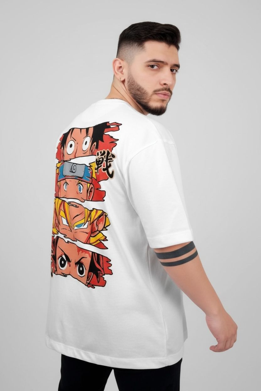 Camiseta oversize anime 200gr