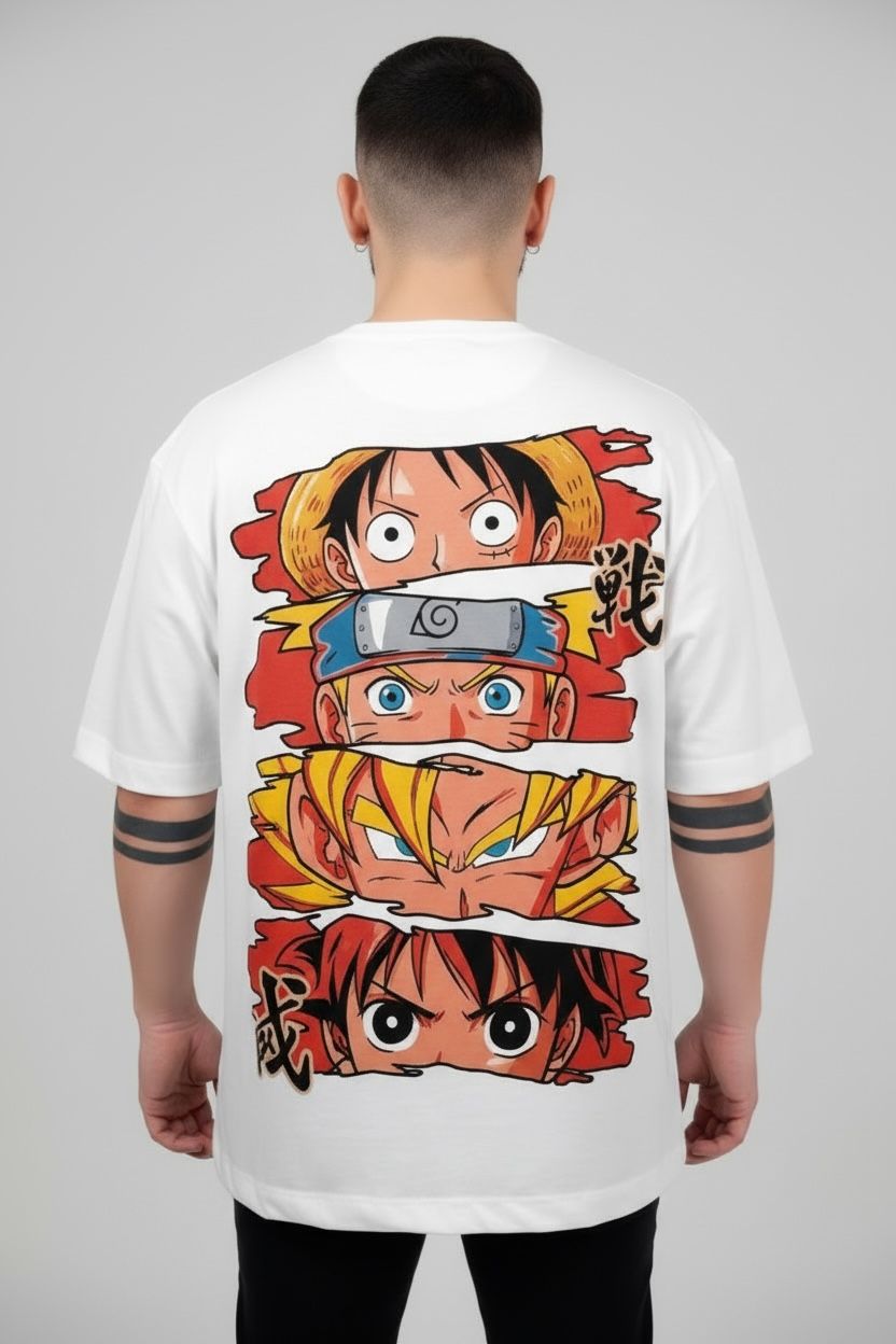 Camiseta oversize anime 200gr
