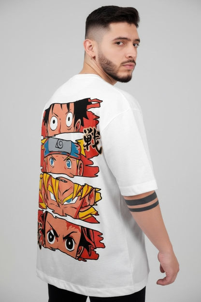 Camiseta oversize anime 200gr