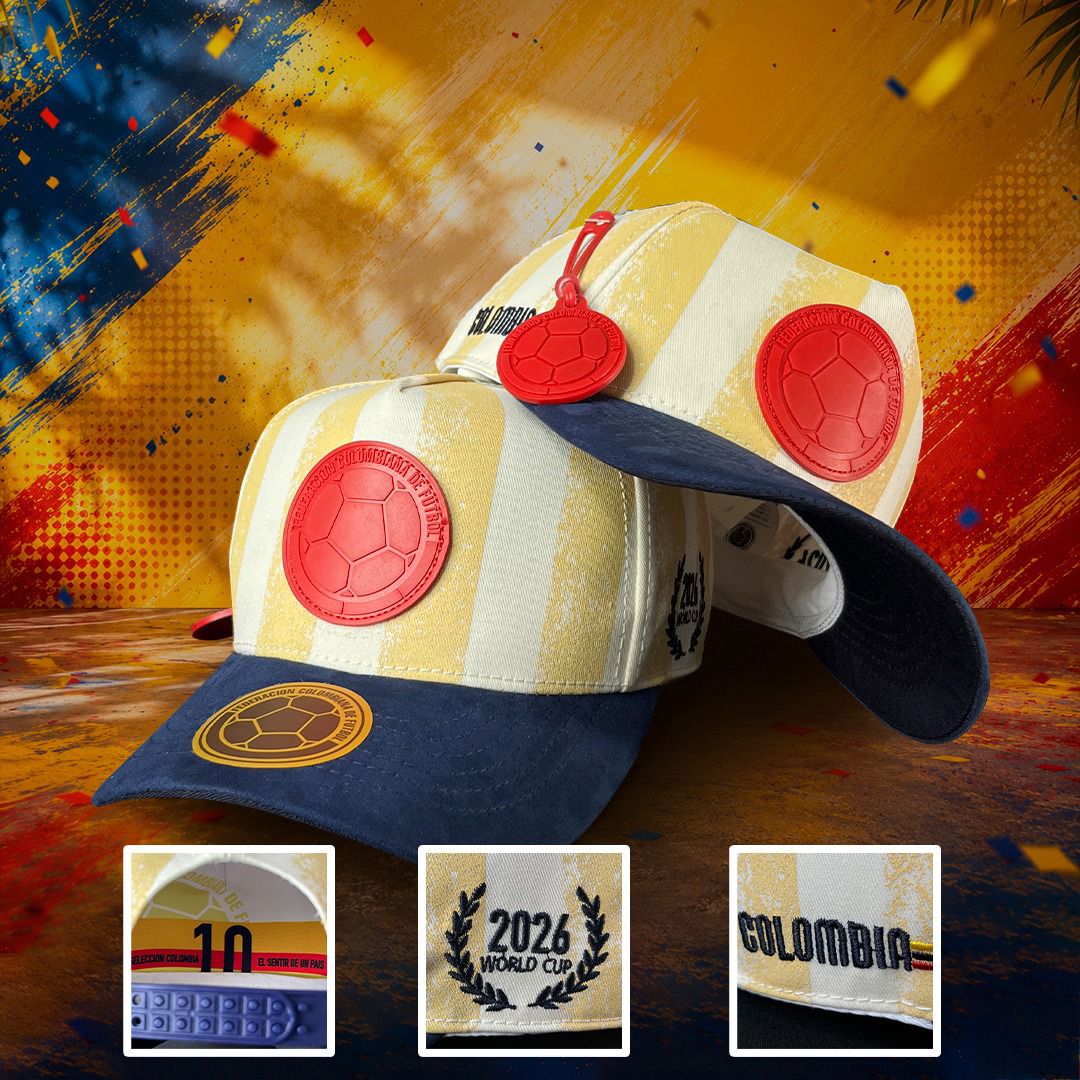 Gorra seleccion co  en drill estampada y bordada