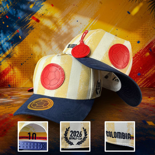 Gorra seleccion co  en drill estampada y bordada