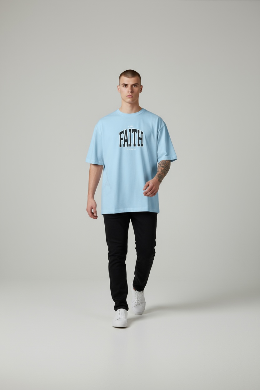 CAMISETA OVERSIZE 200GR PREMIUN FAITH