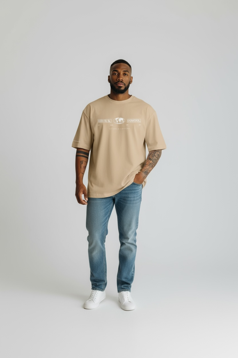 CAMISETA OVERSIZE 200GR PREMIUN GOD