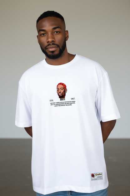 CAMISETA OVERSIZE 200GR PREMIUN DENNIS RODMAN